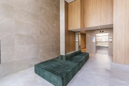 Studio à venda com 26m², 1 quarto e sem vagaHall social
