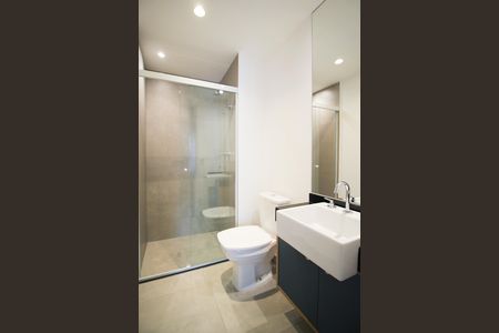Studio para alugar com 25m², 1 quarto e sem vaga Studio para alugar com 25m², 1 quarto e sem vagaBanheiro
