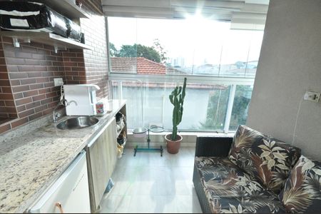 Sacada da Sala de apartamento à venda com 2 quartos, 63m² em Vila Isolina Mazzei, São Paulo