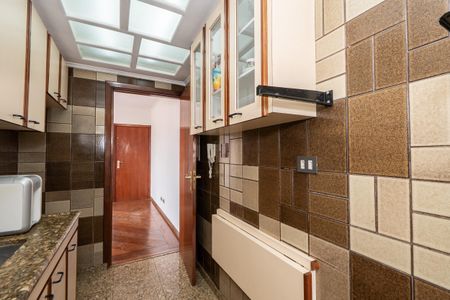Apartamento à venda com 106m², 2 quartos e 2 vagas Apartamento à venda com 106m², 2 quartos e 2 vagasCozinha com armários de madeira e iluminação natural através de janelas e teto de vidro.