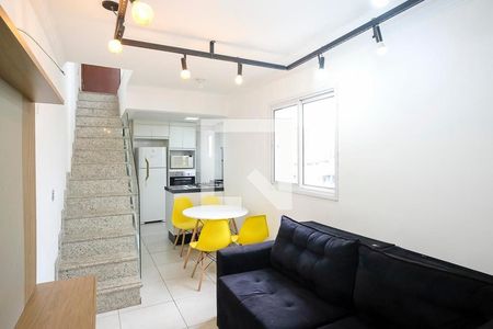 Sala de apartamento para alugar com 2 quartos, 96m² em Santa Maria, São Caetano do Sul