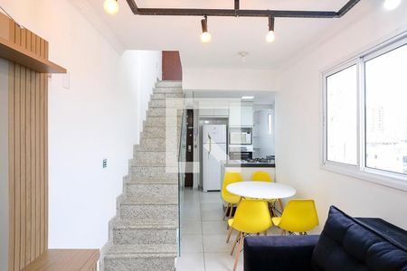 Sala de apartamento para alugar com 2 quartos, 96m² em Santa Maria, São Caetano do Sul