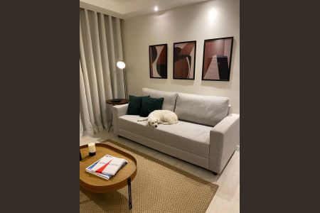Sala de apartamento para alugar com 3 quartos, 92m² em Indianópolis, São Paulo