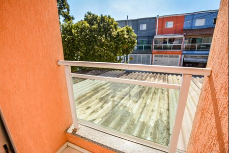 Varanda da Suíte 1 de casa à venda com 2 quartos, 90m² em Vila Pires, Santo André