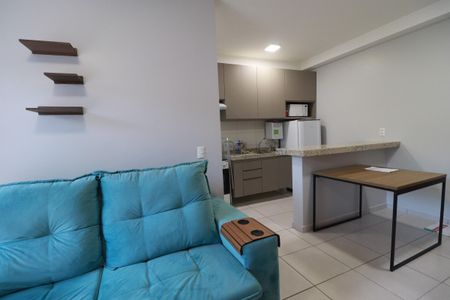 Sala de apartamento para alugar com 1 quarto, 47m² em Subsetor Sul - 7 (s-7), Ribeirão Preto
