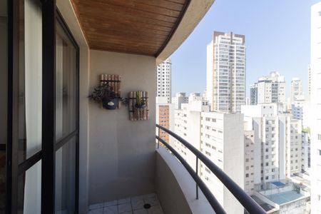 Varanda da Sala de apartamento para alugar com 1 quarto, 58m² em Aclimação, São Paulo