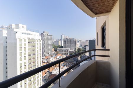 Varanda da Sala de apartamento para alugar com 1 quarto, 58m² em Aclimação, São Paulo