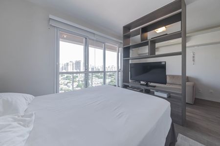 Quarto de apartamento à venda com 1 quarto, 51m² em Brooklin, São Paulo