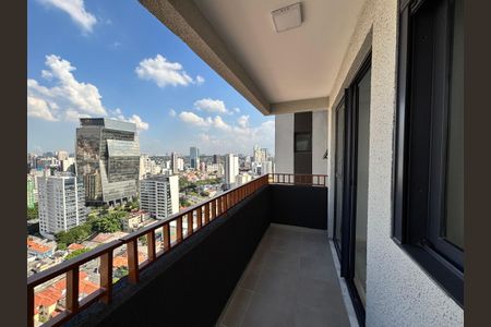 Varanda de kitnet/studio à venda com 1 quarto, 31m² em Pinheiros, São Paulo