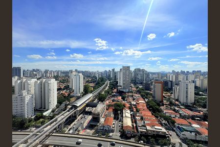 Varanda de kitnet/studio para alugar com 1 quarto, 42m² em Campo Belo, São Paulo