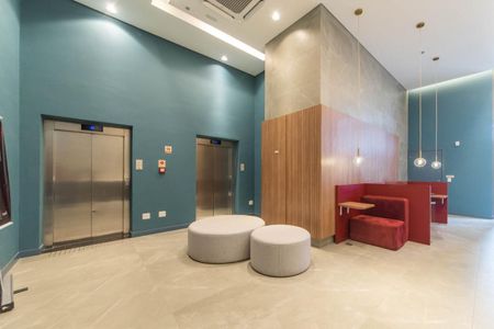 Hall Social de apartamento para alugar com 1 quarto, 27m² em Brooklin, São Paulo