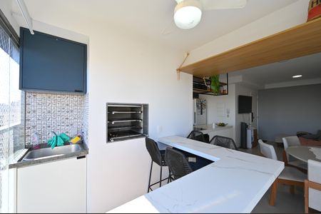 Varanda de apartamento à venda com 2 quartos, 78m² em Vila Monte Alegre, São Paulo