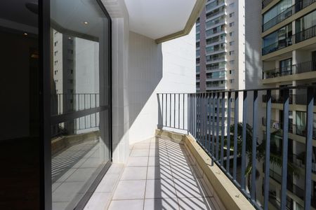 Varanda da Sala de apartamento para alugar com 3 quartos, 74m² em Jardim Morumbi, São Paulo