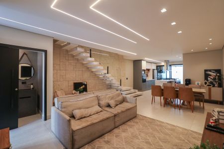 Sala de casa à venda com 3 quartos, 192m² em Osvaldo Cruz, São Caetano do Sul