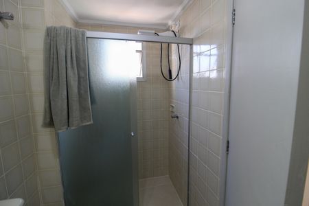 Banheiro de apartamento à venda com 2 quartos, 56m² em Vila Indiana, São Paulo