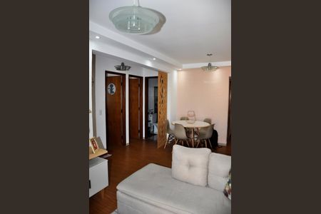 Detalhe - Sala e Sala de Jantar com Varanda de apartamento à venda com 3 quartos, 86m² em Vila Mangalot, São Paulo