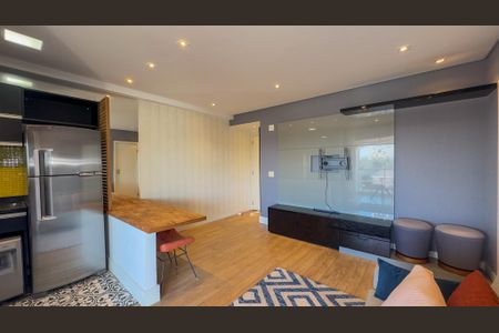 Sala de apartamento à venda com 1 quarto, 51m² em Campo Belo, São Paulo