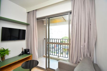 Studio à venda com 26m², 1 quarto e sem vaga Studio à venda com 26m², 1 quarto e sem vagaSala de estar
