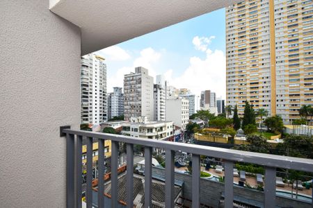 Studio à venda com 26m², 1 quarto e sem vaga Studio à venda com 26m², 1 quarto e sem vagavaranda Sala de estar