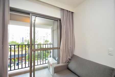 Studio à venda com 26m², 1 quarto e sem vaga Studio à venda com 26m², 1 quarto e sem vagaSala de estar