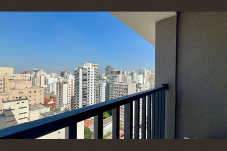 Studio para alugar com 27m², 1 quarto e sem vagaVaranda