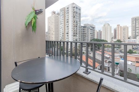 Varanda de kitnet/studio à venda com 1 quarto, 24m² em Vila Cordeiro, São Paulo