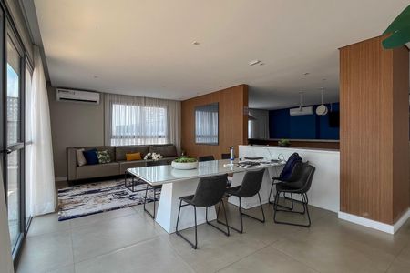 Apartamento à venda com 46m², 2 quartos e 1 vagaÁrea gourmet