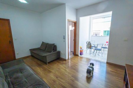 sala de apartamento à venda com 3 quartos, 90m² em Santa Branca, Belo Horizonte