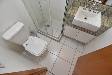 Studio para alugar com 28m², 1 quarto e sem vagaBanheiro do Studio