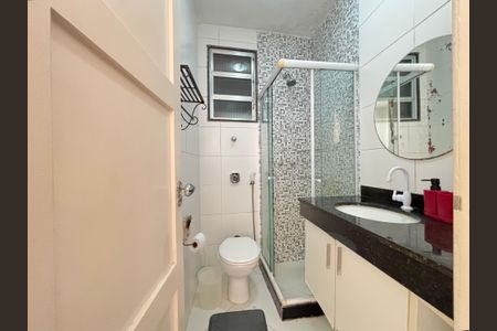 Suíte - banheiro de apartamento para alugar com 1 quarto, 34m² em Botafogo, Rio de Janeiro
