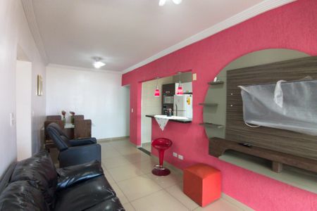 Sala de apartamento para alugar com 2 quartos, 99m² em Solemar, Praia Grande