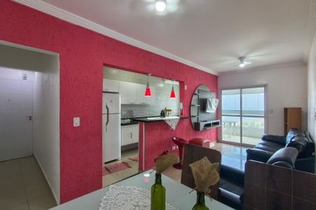 Sala de apartamento para alugar com 2 quartos, 99m² em Solemar, Praia Grande