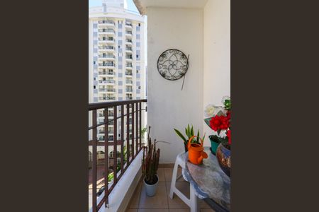 Varanda da Sala de apartamento para alugar com 1 quarto, 43m² em Vila Morumbi, São Paulo