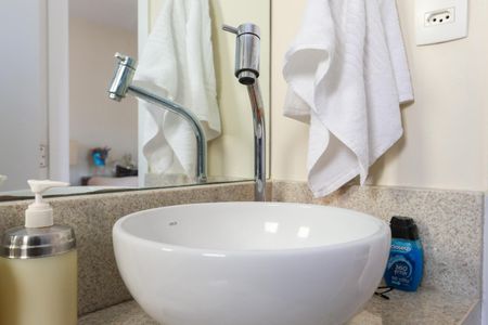 Apartamento para alugar com 43m², 1 quarto e 1 vaga Apartamento para alugar com 43m², 1 quarto e 1 vagaBanheiro da Suíte