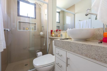 Apartamento para alugar com 43m², 1 quarto e 1 vaga Apartamento para alugar com 43m², 1 quarto e 1 vagaBanheiro da Suíte