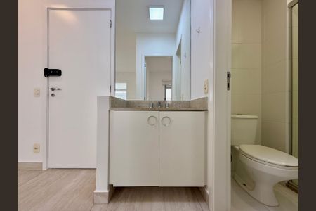Apartamento à venda com 49m², 1 quarto e 1 vagaBanheiro 