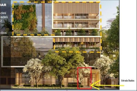 Studio à venda com 26m², 1 quarto e sem vaga Studio à venda com 26m², 1 quarto e sem vagaFachada