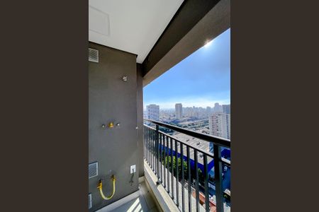 Varanda da Sala de apartamento à venda com 1 quarto, 29m² em Quarta Parada, São Paulo