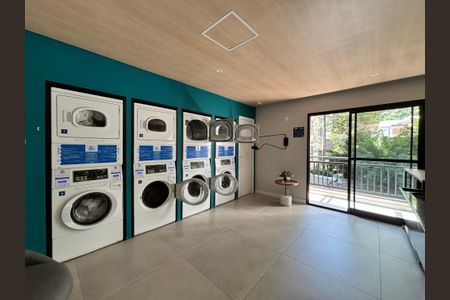 Studio para alugar com 31m², 1 quarto e sem vaga Studio para alugar com 31m², 1 quarto e sem vagaLavanderia