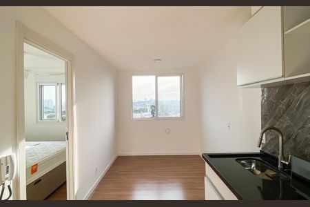 Sala/cozinha/área de serviço  de apartamento para alugar com 1 quarto, 24m² em Jardim America da Penha, São Paulo