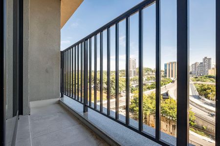 Studio - Varanda de apartamento para alugar com 1 quarto, 32m² em Pinheiros, São Paulo