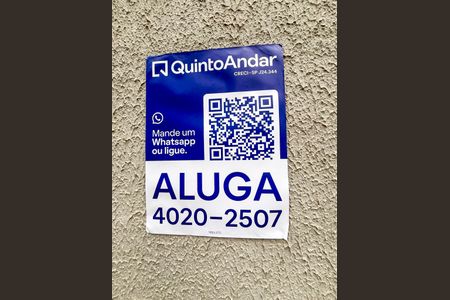 Placa Quinto Andar de apartamento para alugar com 2 quartos, 44m² em Parque Bristol, São Paulo