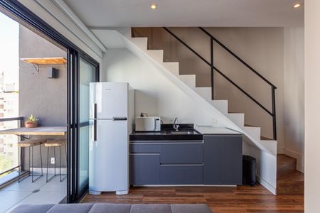 Sala de apartamento para alugar com 1 quarto, 51m² em Vila Olímpia, São Paulo
