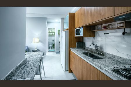 Apartamento para alugar com 38m², 2 quartos e 1 vaga Apartamento para alugar com 38m², 2 quartos e 1 vagaCozinha e Área de Serviço