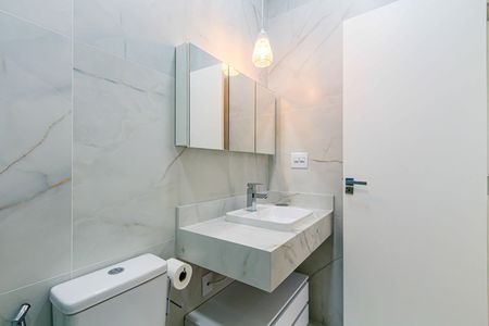 Casa de condomínio para alugar com 94m², 2 quartos e 1 vagaBanheiro da Suíte