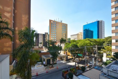 vista varanda Sala de apartamento para alugar com 1 quarto, 56m² em Pinheiros, São Paulo
