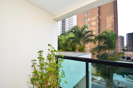 varanda Sala de apartamento para alugar com 1 quarto, 56m² em Pinheiros, São Paulo
