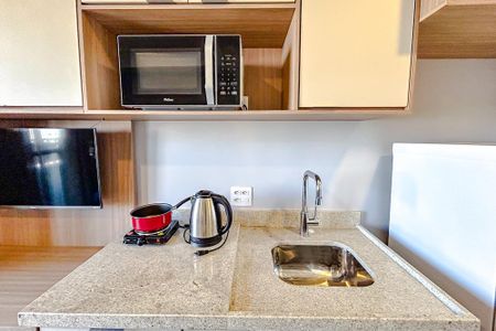 Studio para alugar com 24m², 1 quarto e sem vagaCozinha - Torneira