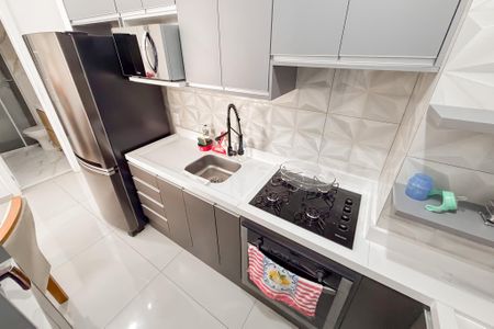 Apartamento à venda com 37m², 2 quartos e 1 vaga Apartamento à venda com 37m², 2 quartos e 1 vagaCozinha e Área de Serviço