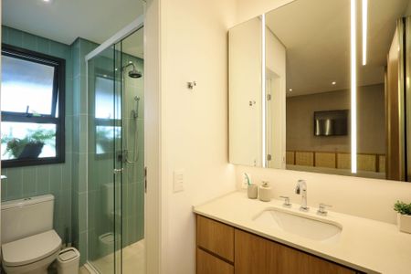 Apartamento para alugar com 93m², 2 quartos e 1 vagaBanheiro Suíte 1